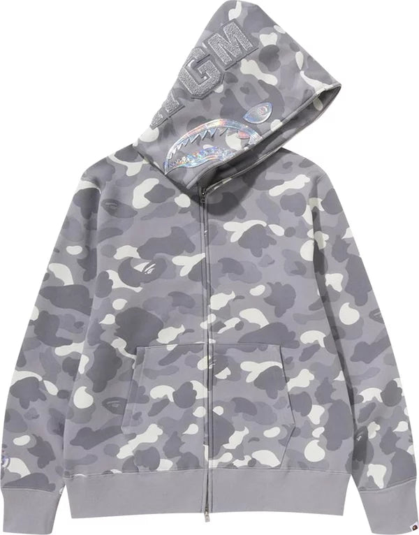 BAPE - City Camo Full Zip Up Hoodie Glow in the Dark