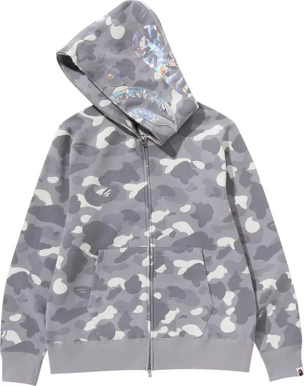 BAPE - City Camo Full Zip Up Hoodie Glow in the Dark