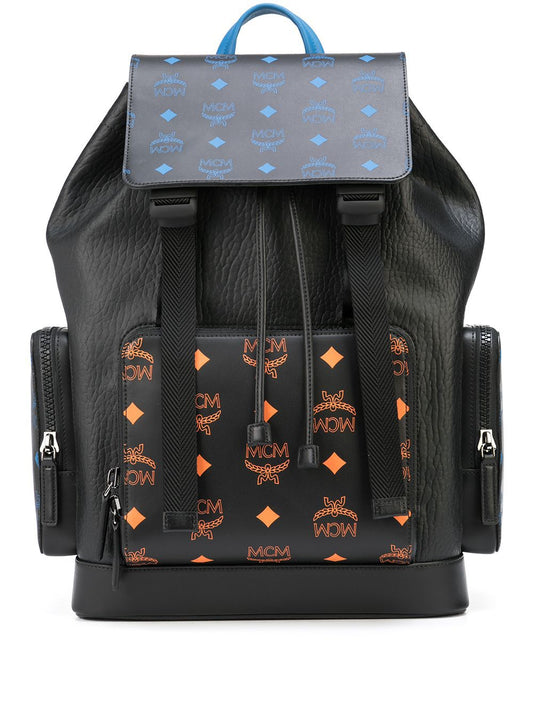 MCM Two-Tone Monogram Backpack