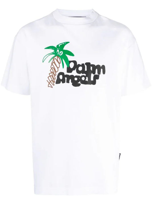 Palm Angels Sketchy White Tee