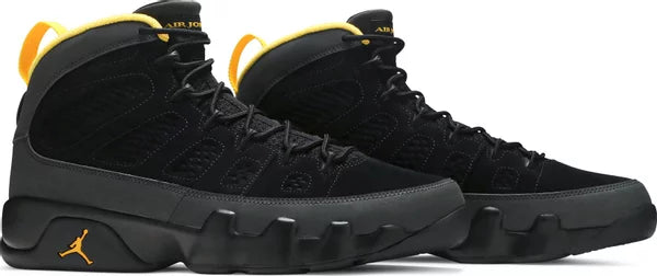 Jordan 9 Retro ‘Dark Charcoal University Gold’