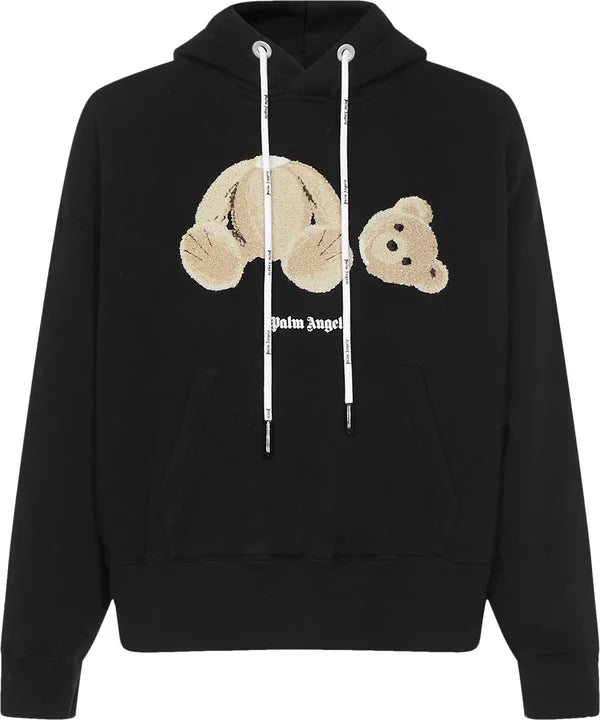 Palm Angels Bear Hoodie 'Black/Brown'