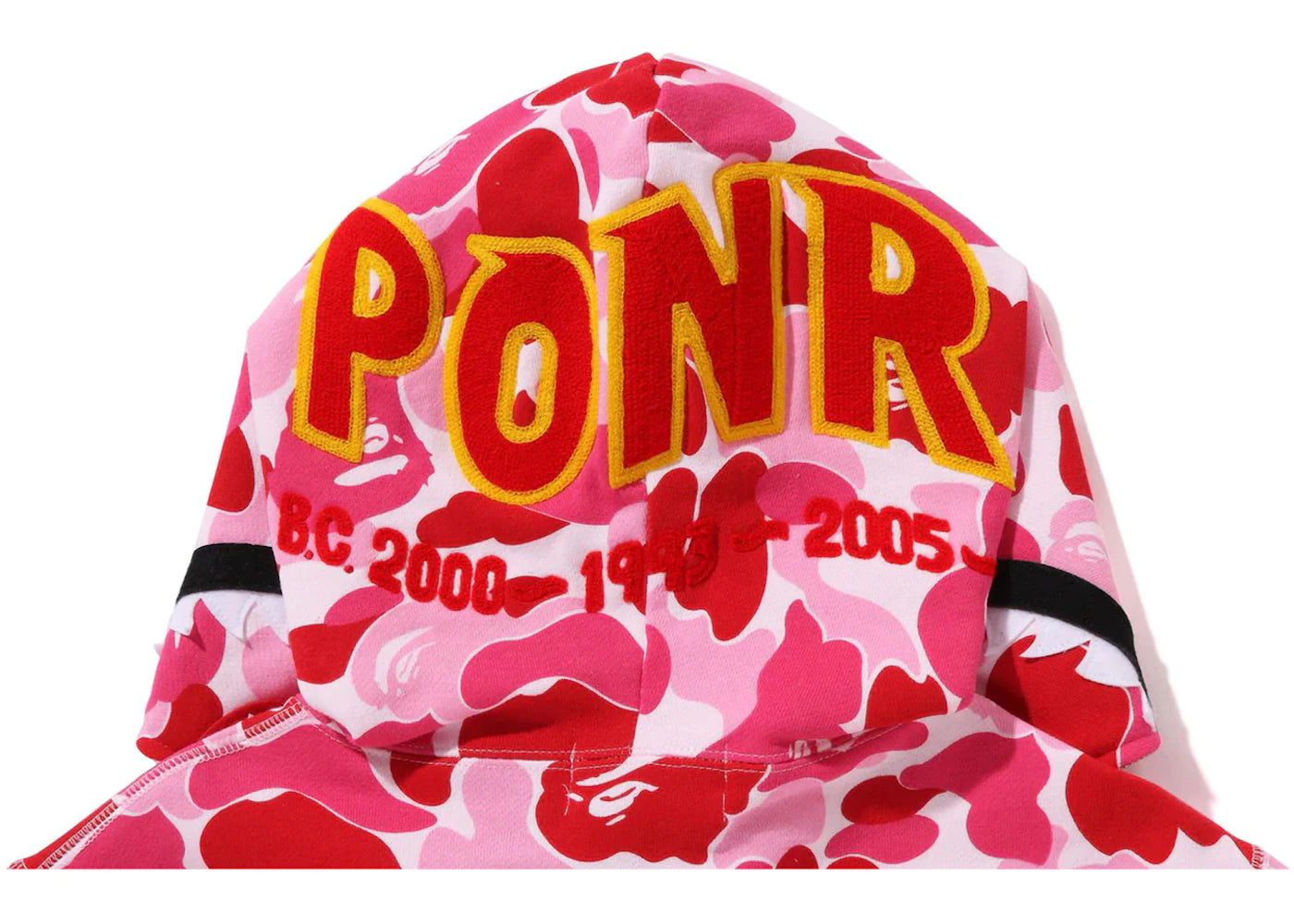 BAPE Camo Shark Full Zip Hoodie 'Pink' PONR