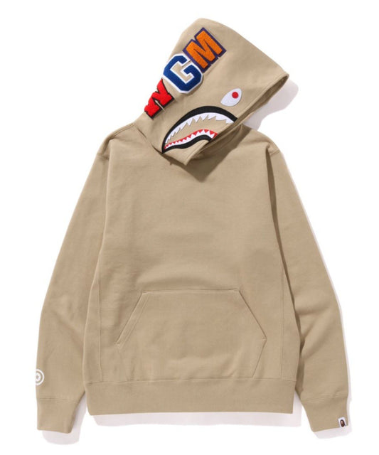 BAPE Shark Pullover Hoodie 'Biege'