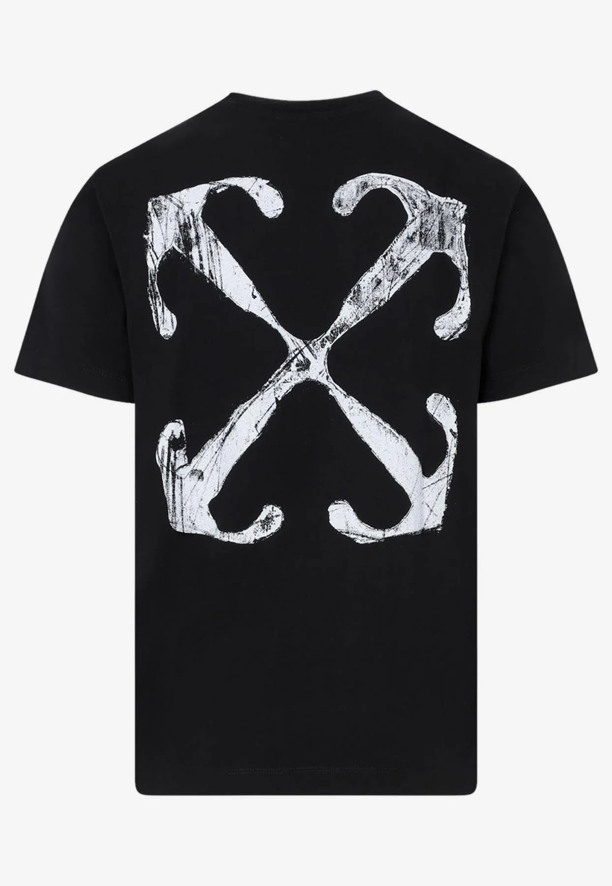 Off White Scratch Arrow Black Tee